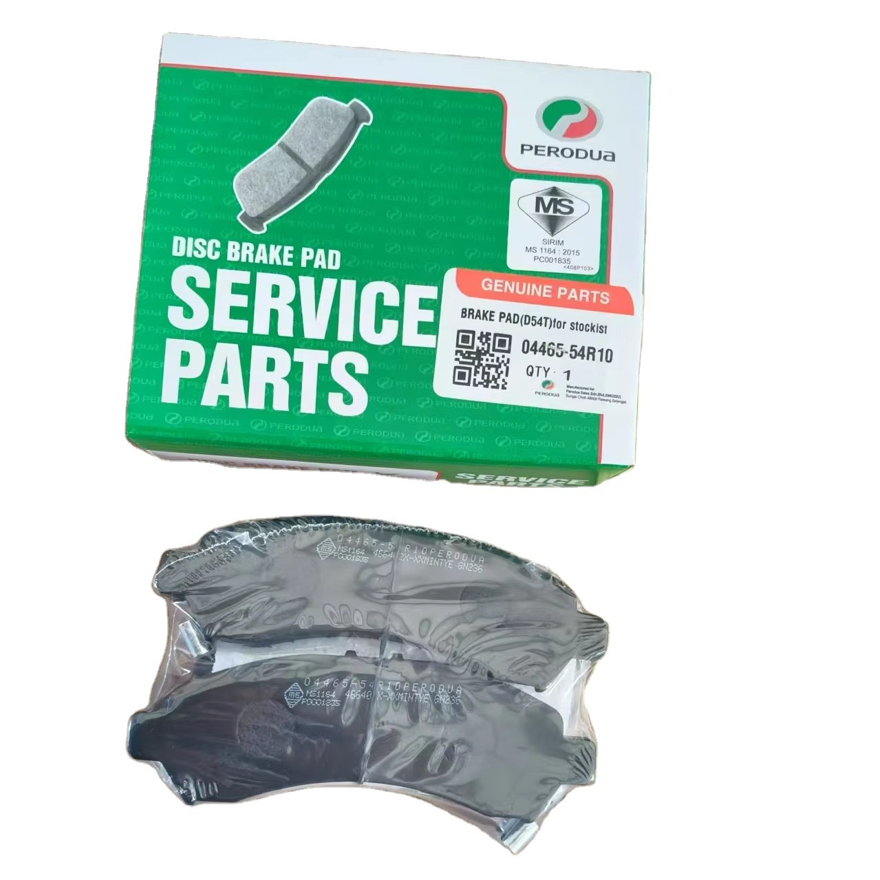 04465-54R10 Good Quality 100% Tested Brake Pad 0446554R10 Malaysia Brake Pad for Perodua Parts